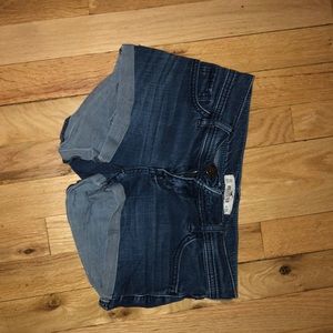 denim shorts